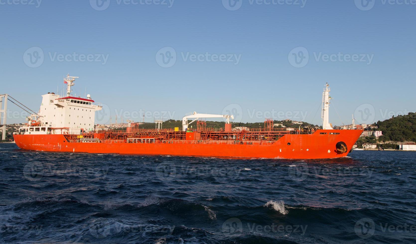 Tanker Ship in Sea photo