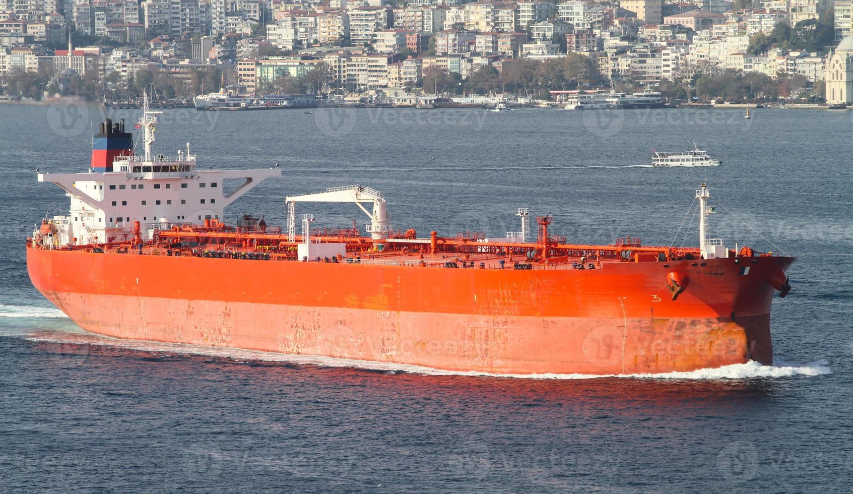 Tanker Ship in sea photo