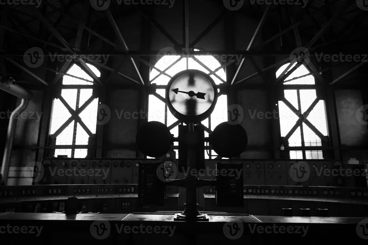 Control Panel of an old Power Plant photo