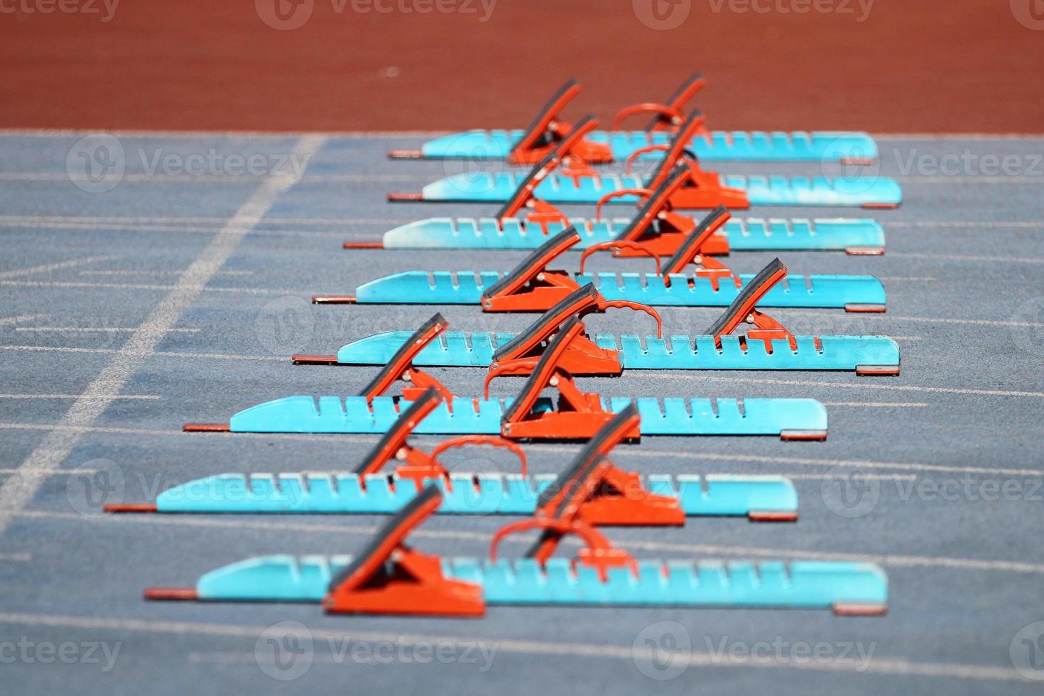 Starting Blocks in Track and Field photo