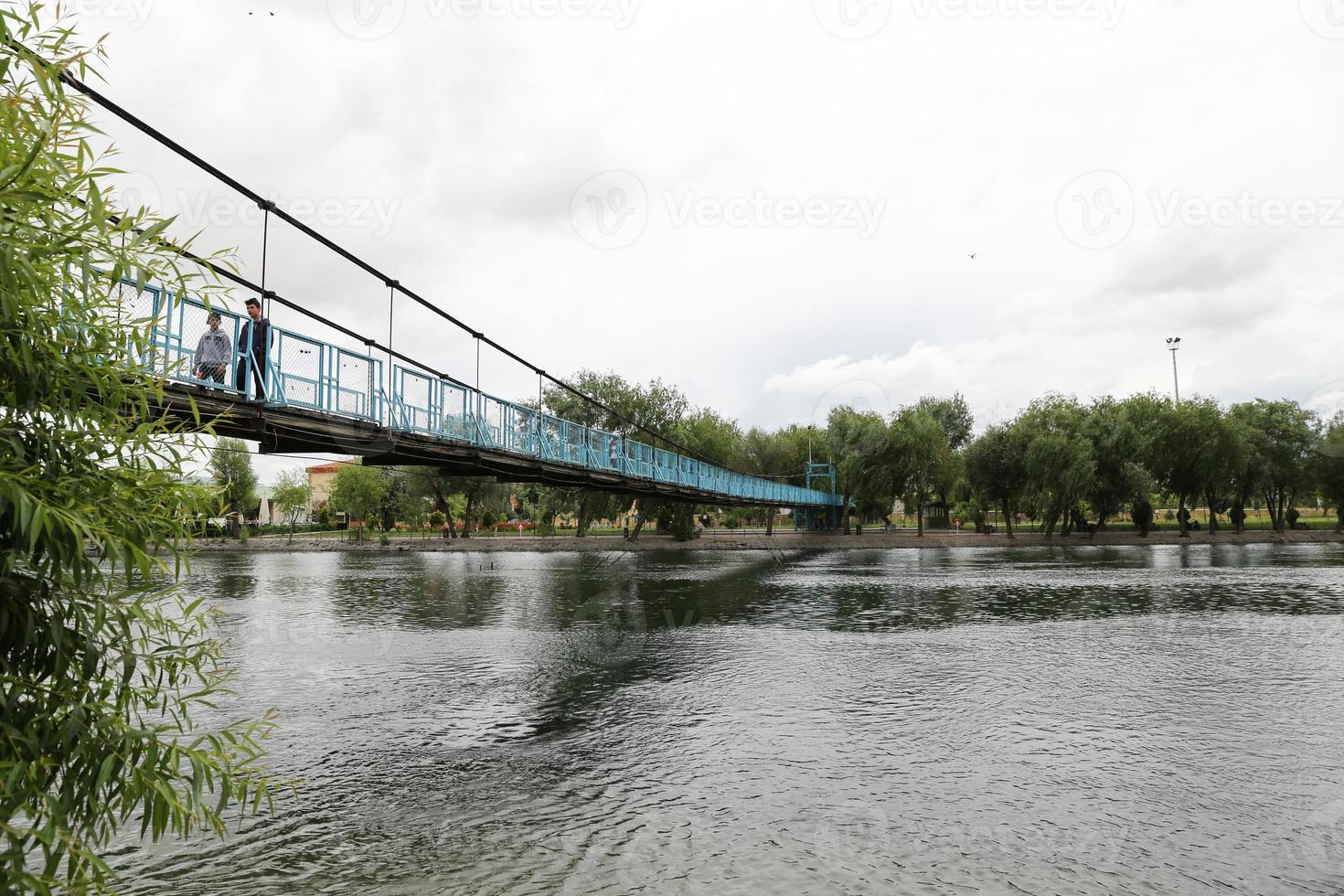 Avanos Bridge over Kizilirmak, Avanos Town, Turkey photo