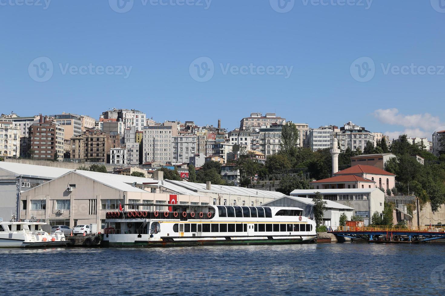 Shipyard in Istanbul City photo