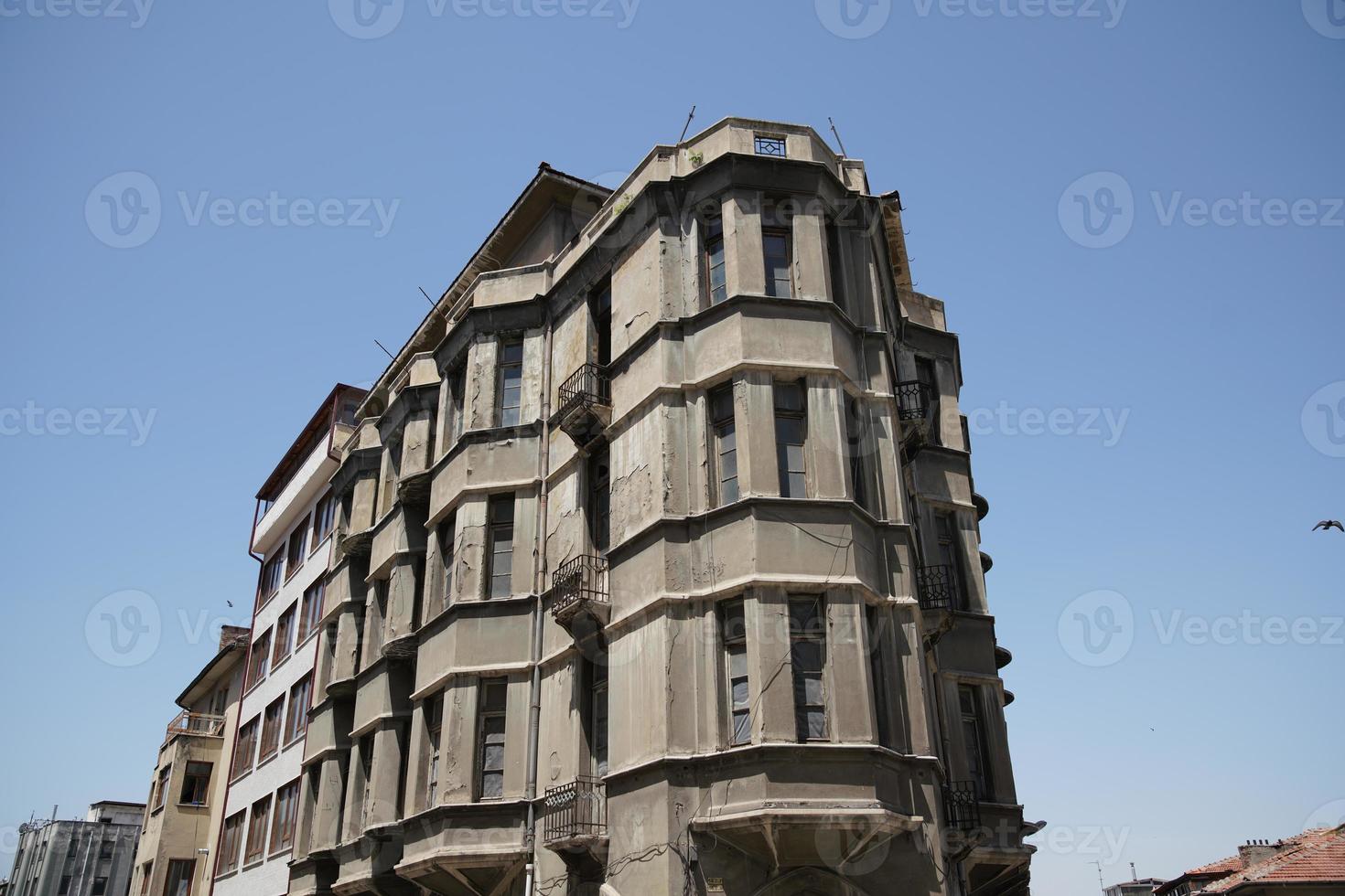Abandoned building in Ankara, Turkiye photo