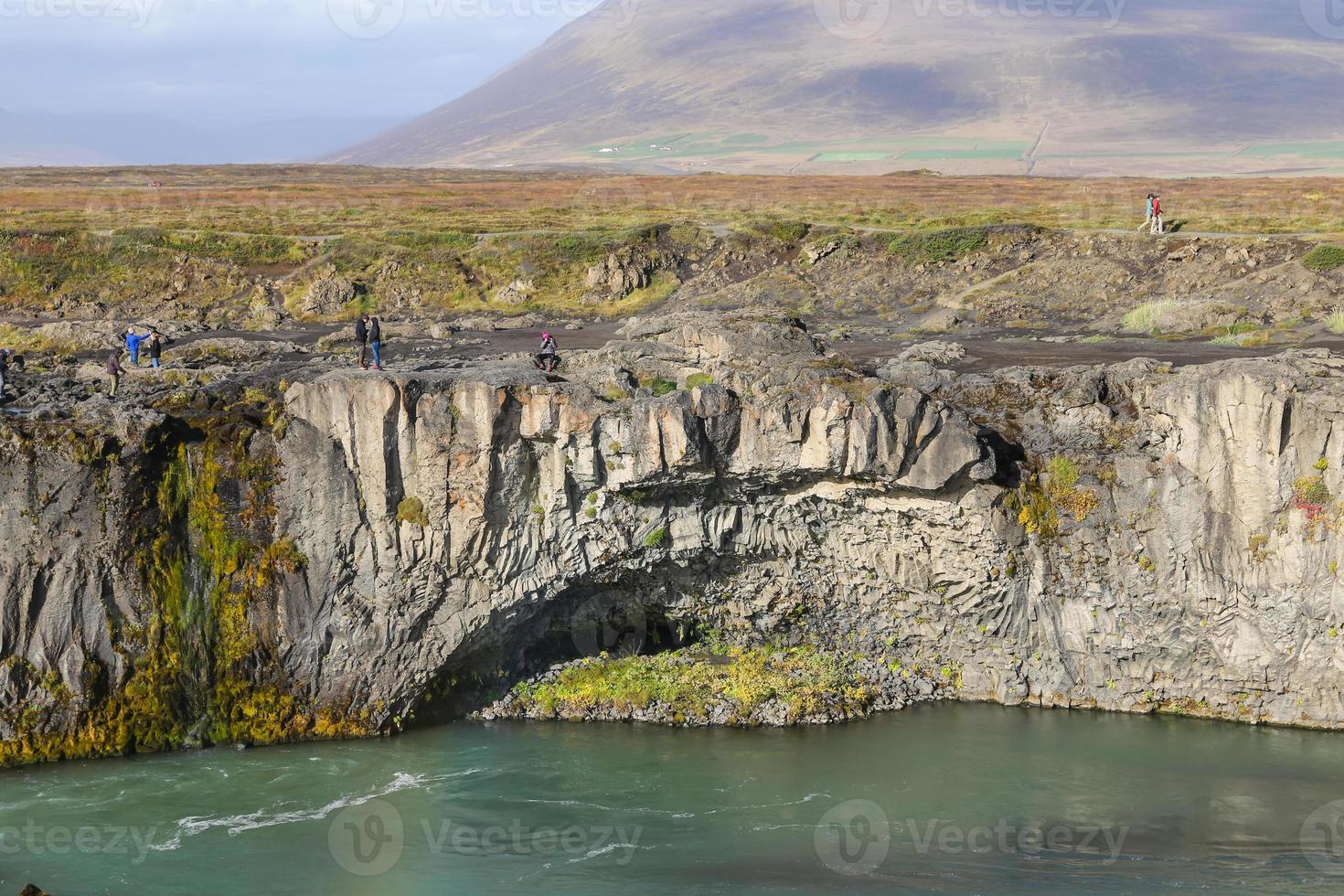 río skjalfandafljot en islandia foto