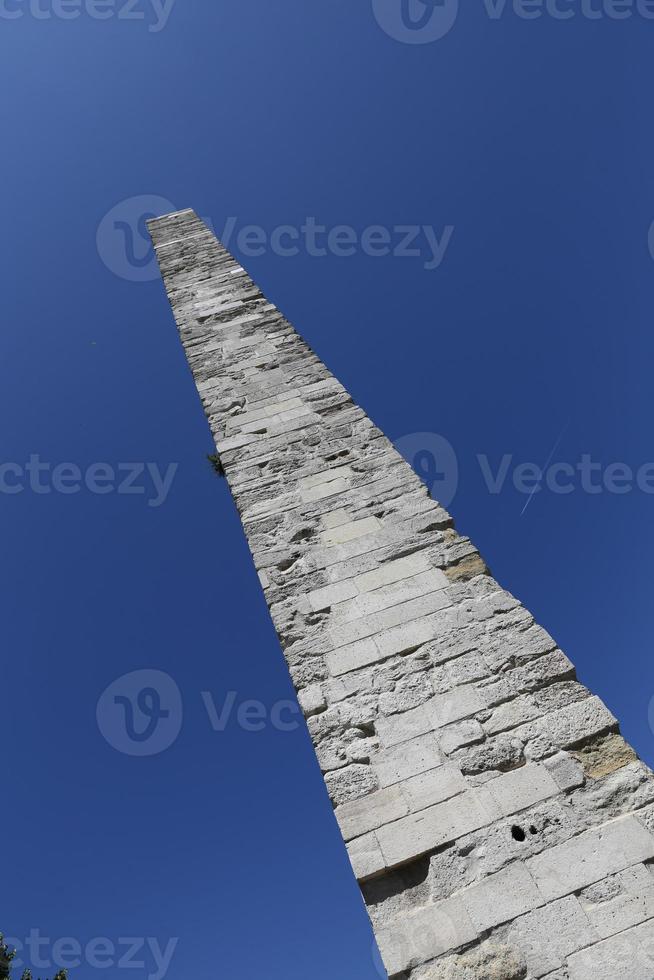 Walled Obelisk in Sultanahmet Square, Istanbul, Turkey photo