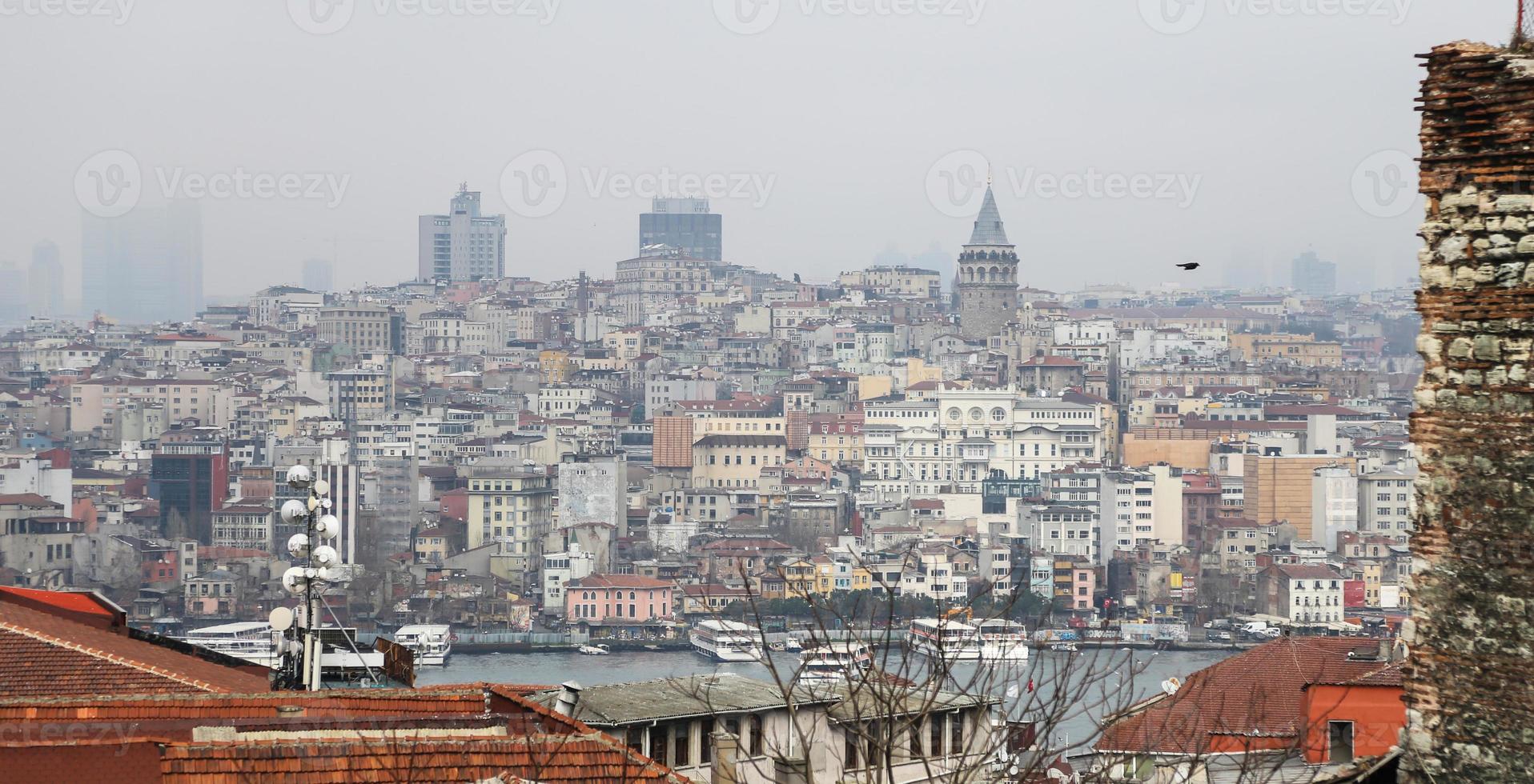 Galata and Karakoy district in Istanbul photo