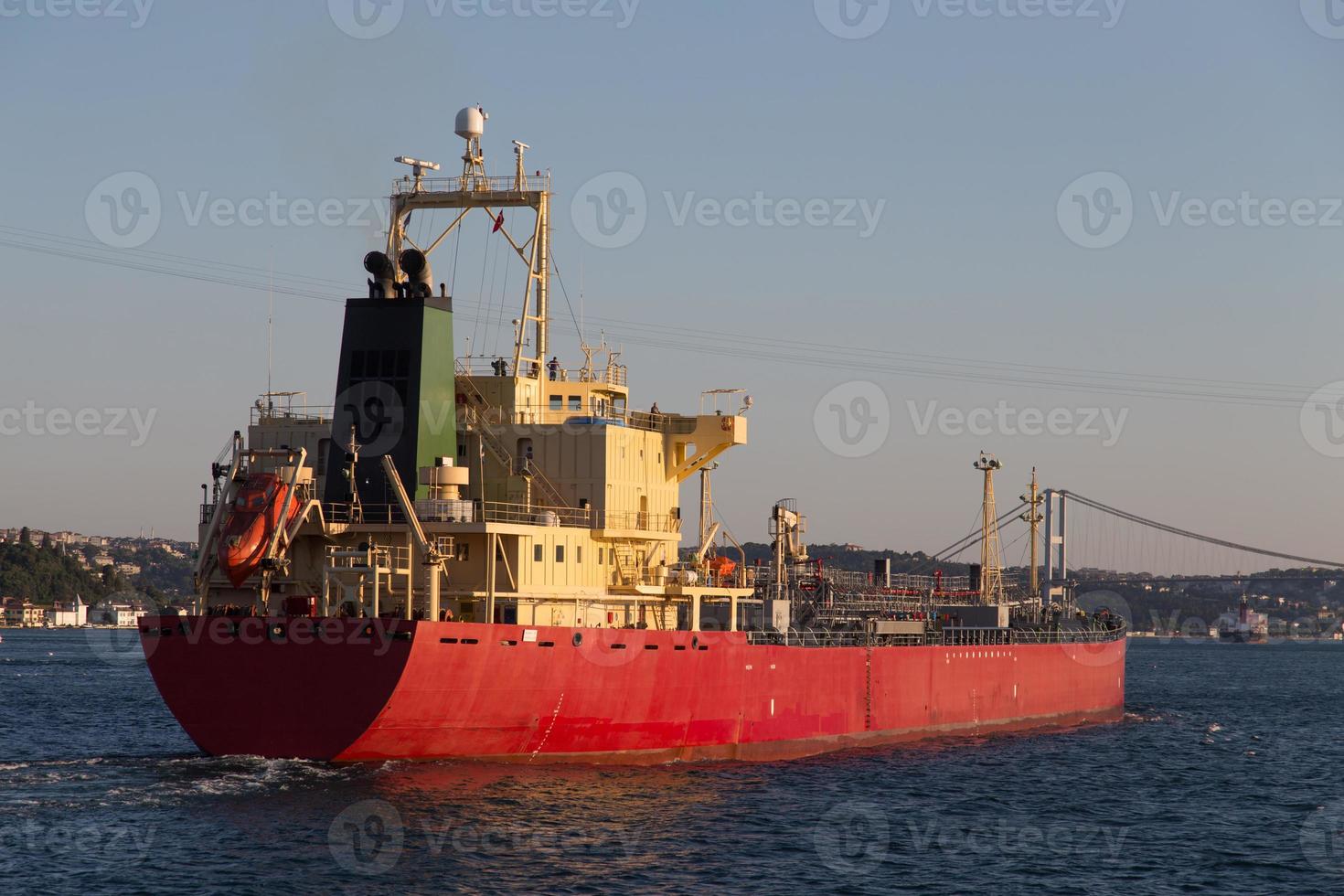 Tanker Ship in sea photo