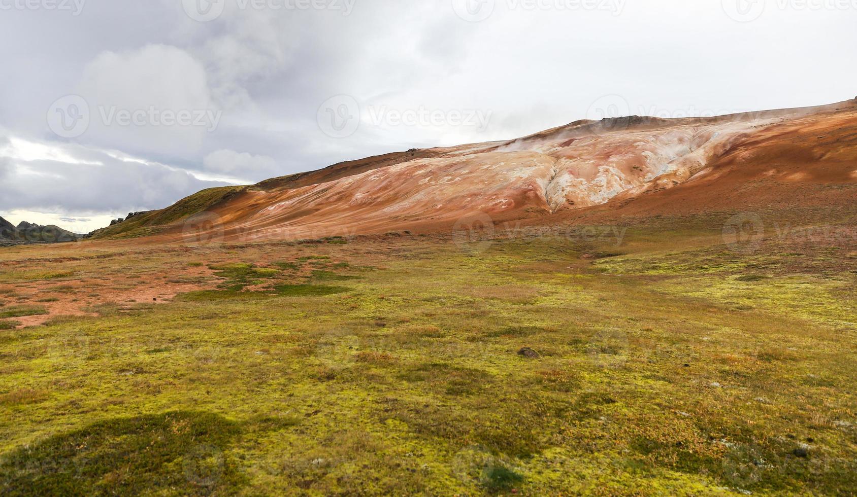 Krafla volcanic area in Iceland photo