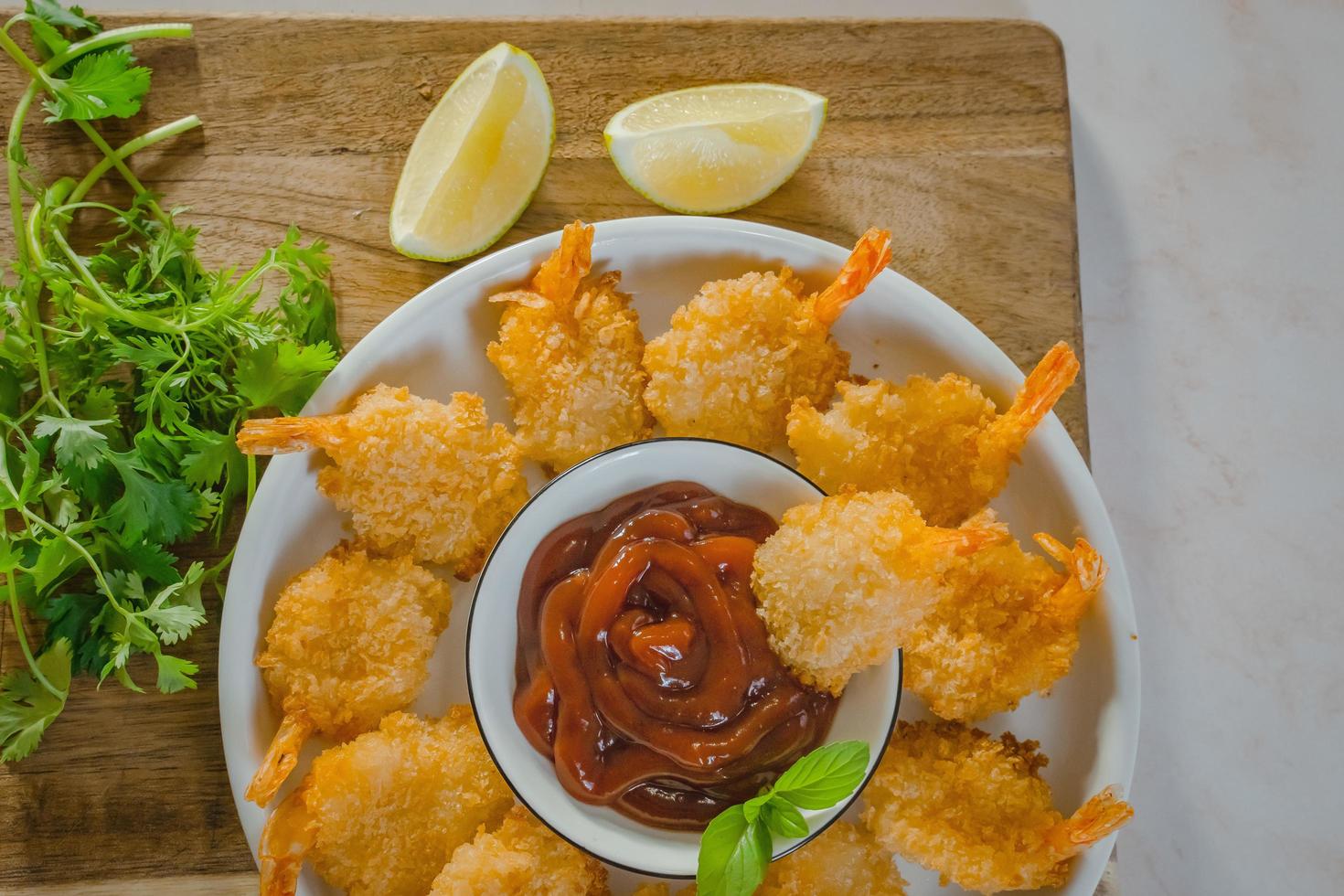 Lightly breaded then fried this Classic Fried Shrimp recipe is completely addictive photo