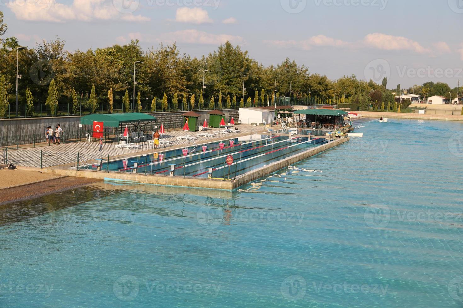 Beach in Kentpark, Eskisehir photo