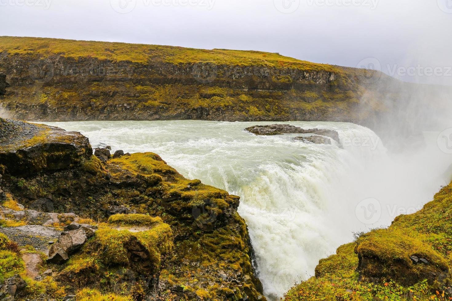 Gullfoss Waterfall in Iceland photo