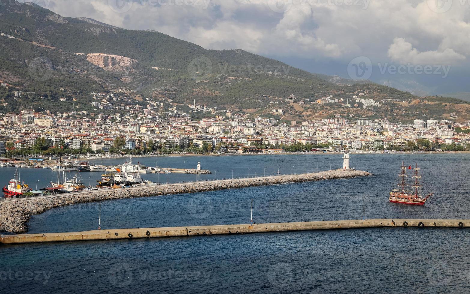 Alanya Town in Antalya, Turkey photo