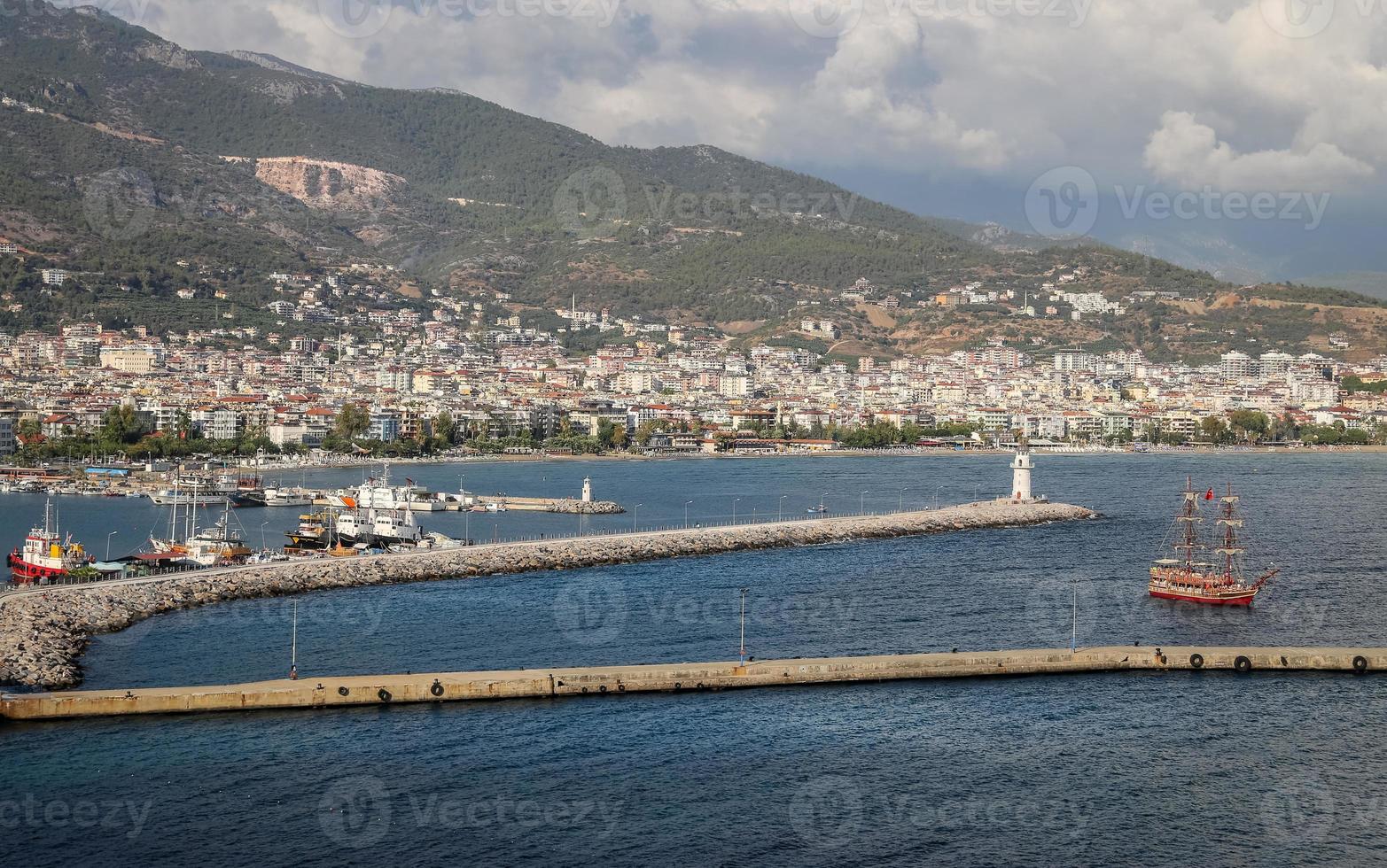 ciudad de alanya en antalya, turquía foto