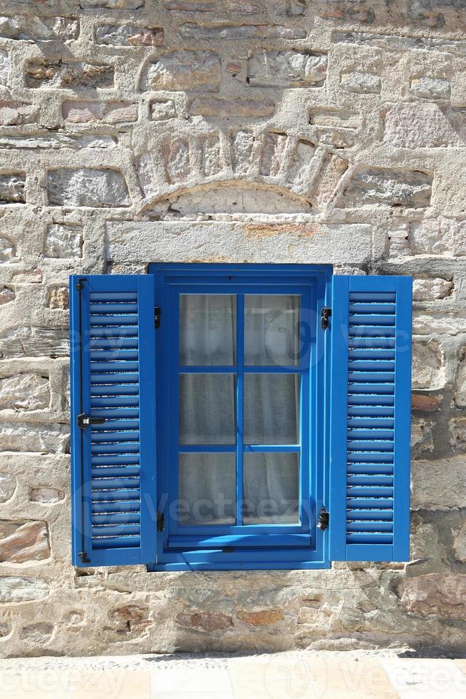 Blue Window and Shutter photo