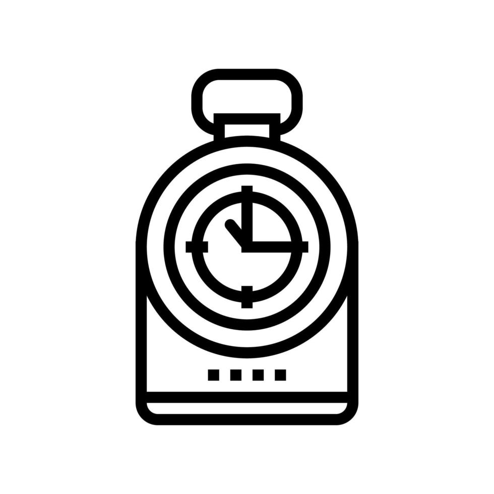 compass tool line icon vector illustration