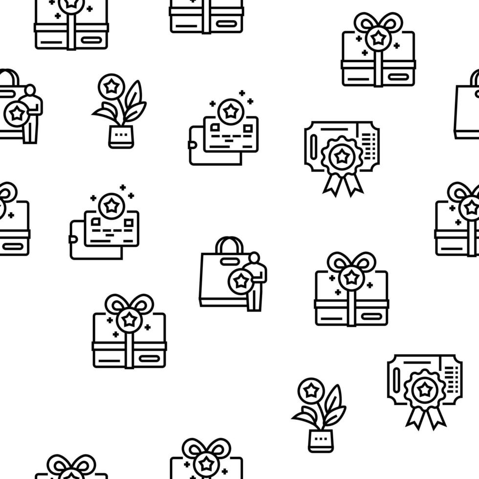 Bonus Present Of Sales Vector Seamless Pattern