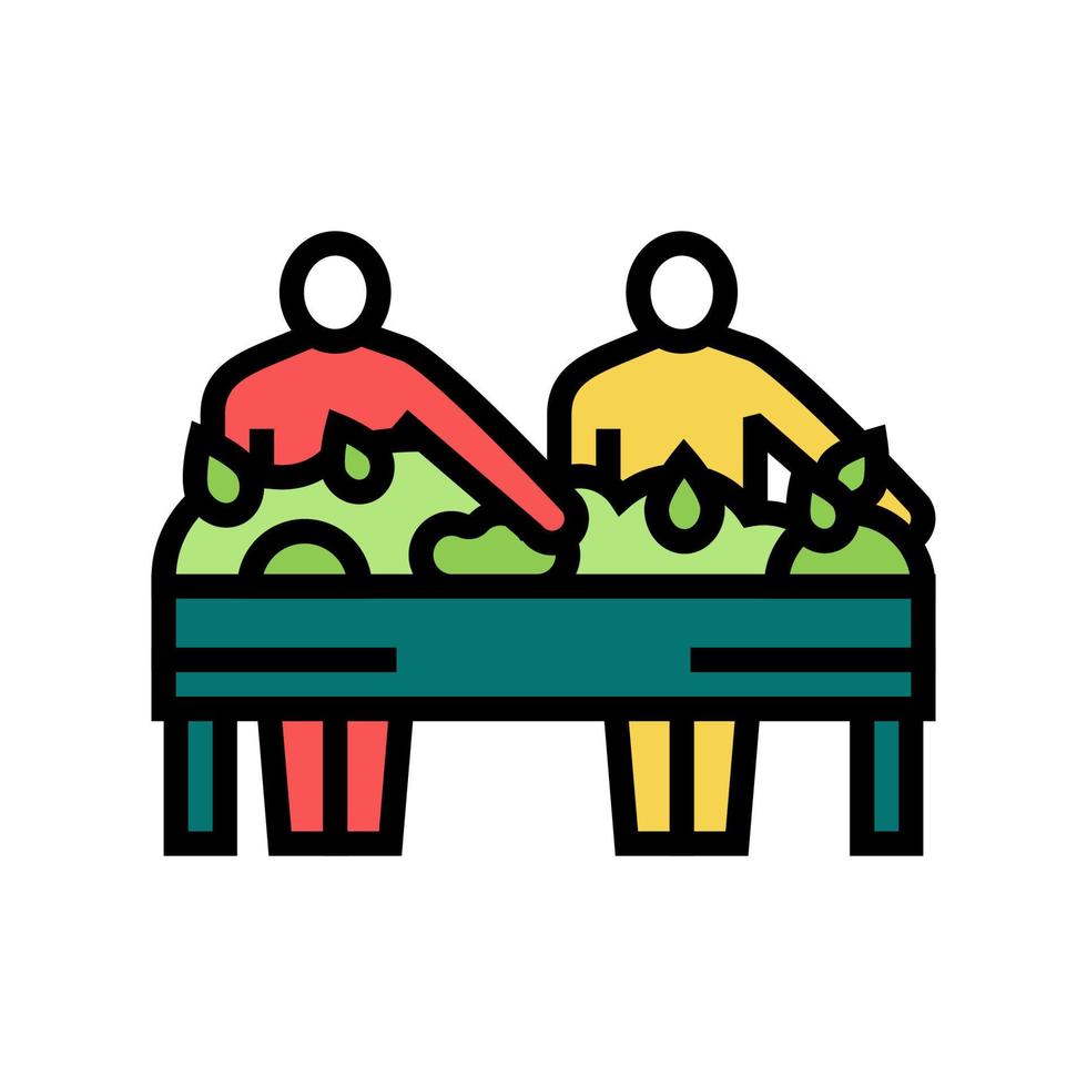 sorting tea color icon vector illustration