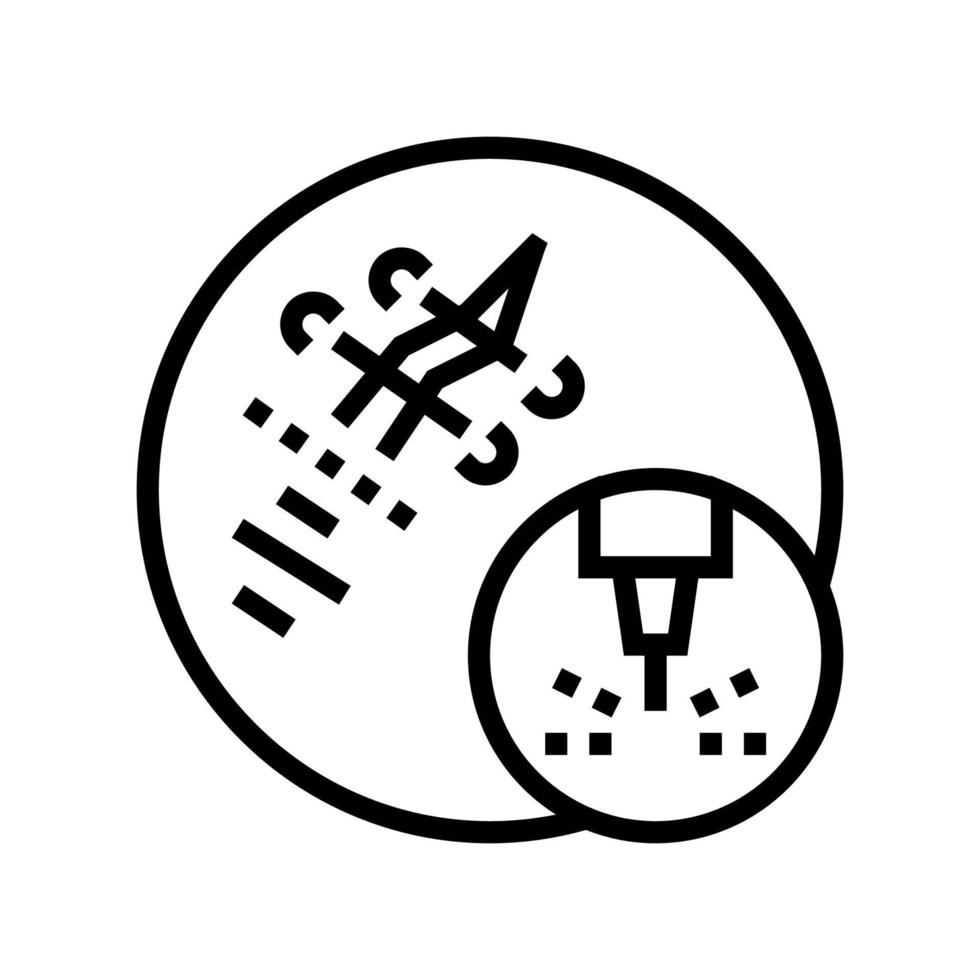 scar removal laser line icon vector illustration 10300057 Vector Art at