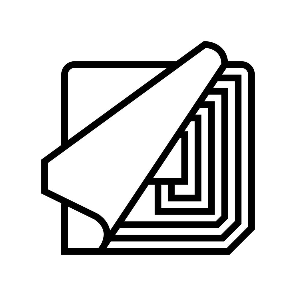 chip rfid copper wire component line icon vector illustration