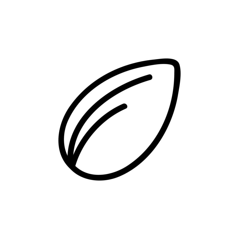 vector de icono de tuerca. ilustración de símbolo de contorno aislado
