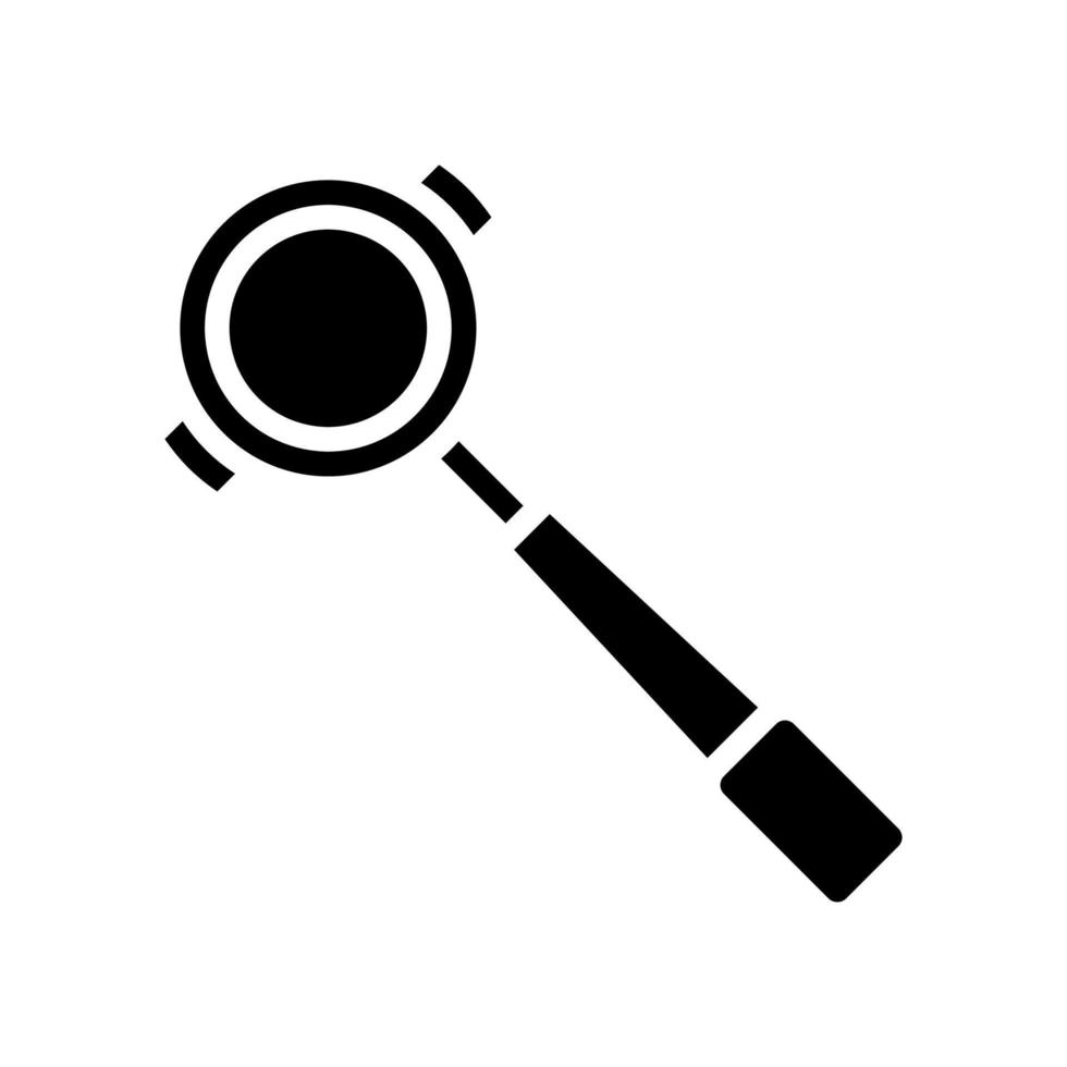 portafilter coffee tool glyph icon vector illustration