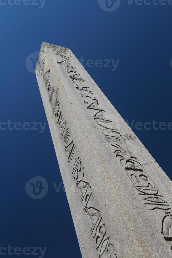 Obelisk of Theodosius in Istanbul City, Turkey photo