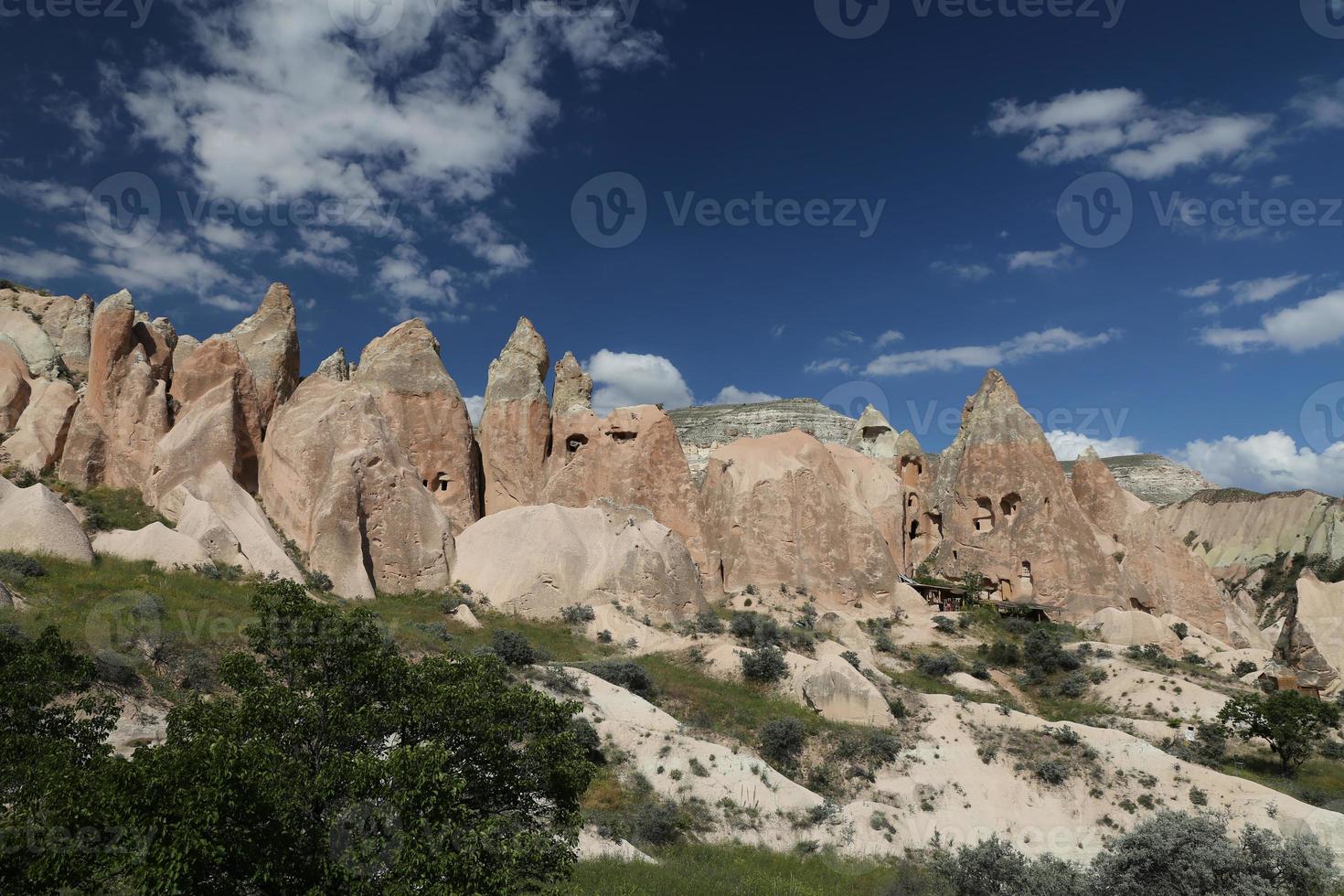 Rock Formations in  Cappadocia photo