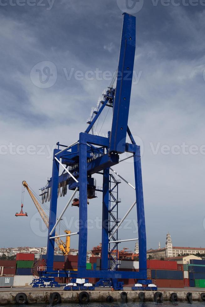 Blue Port Crane photo