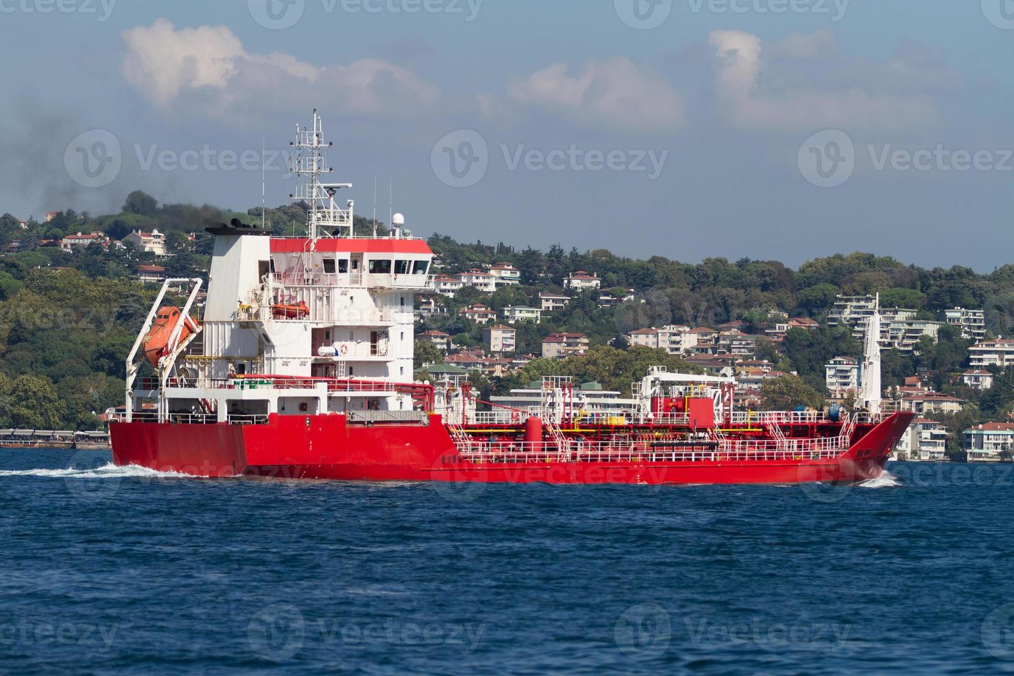 Tanker Ship in sea photo