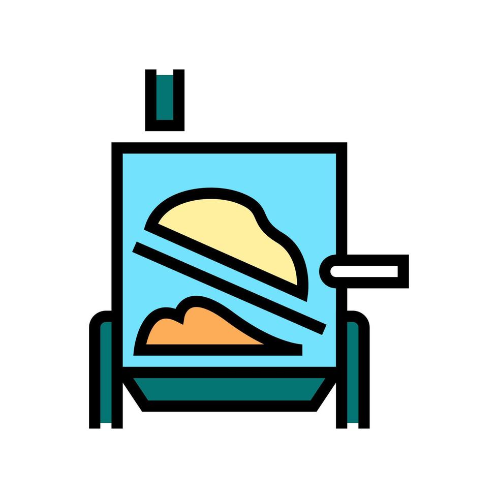 evaporator system color icon vector illustration