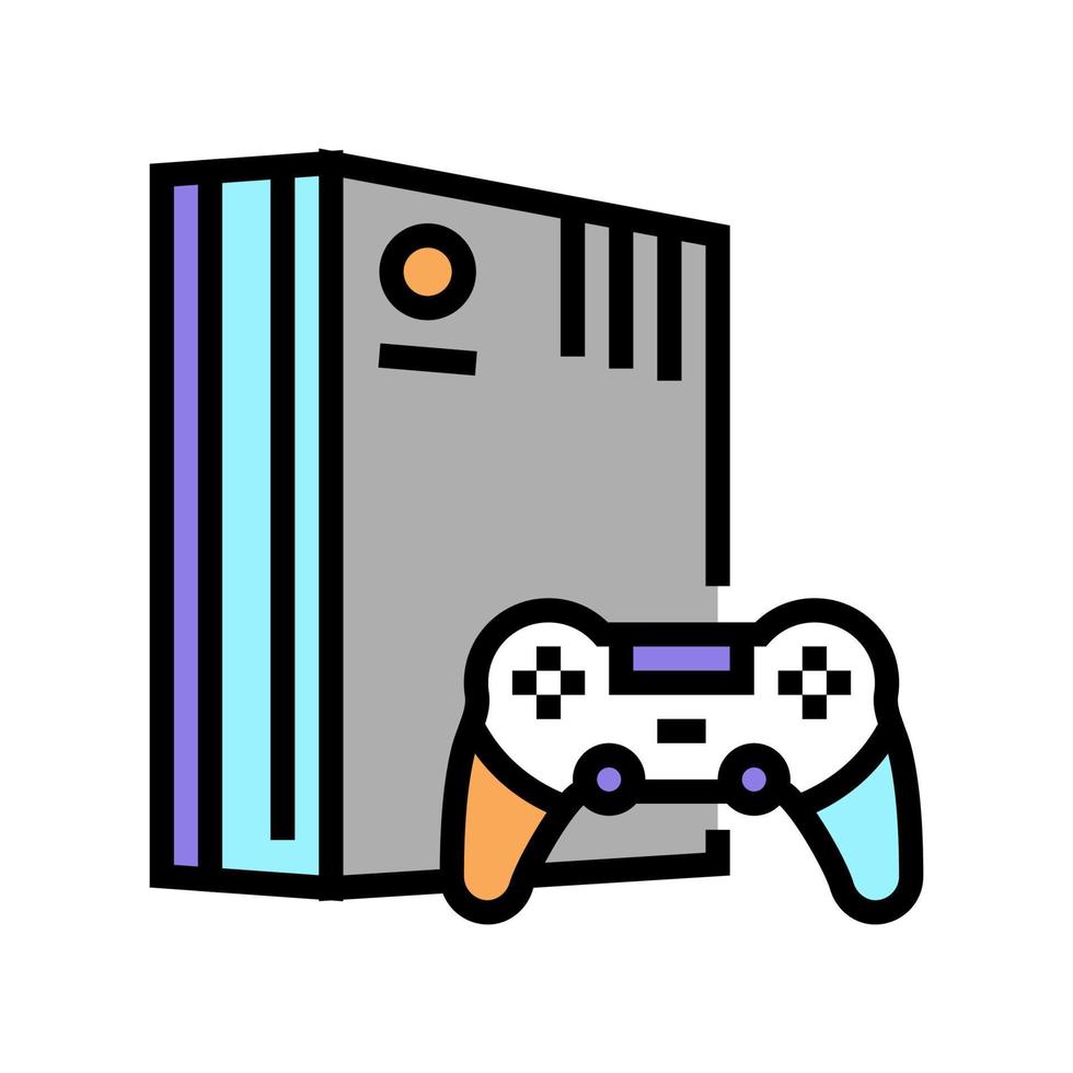 video games mens leisure color icon vector illustration