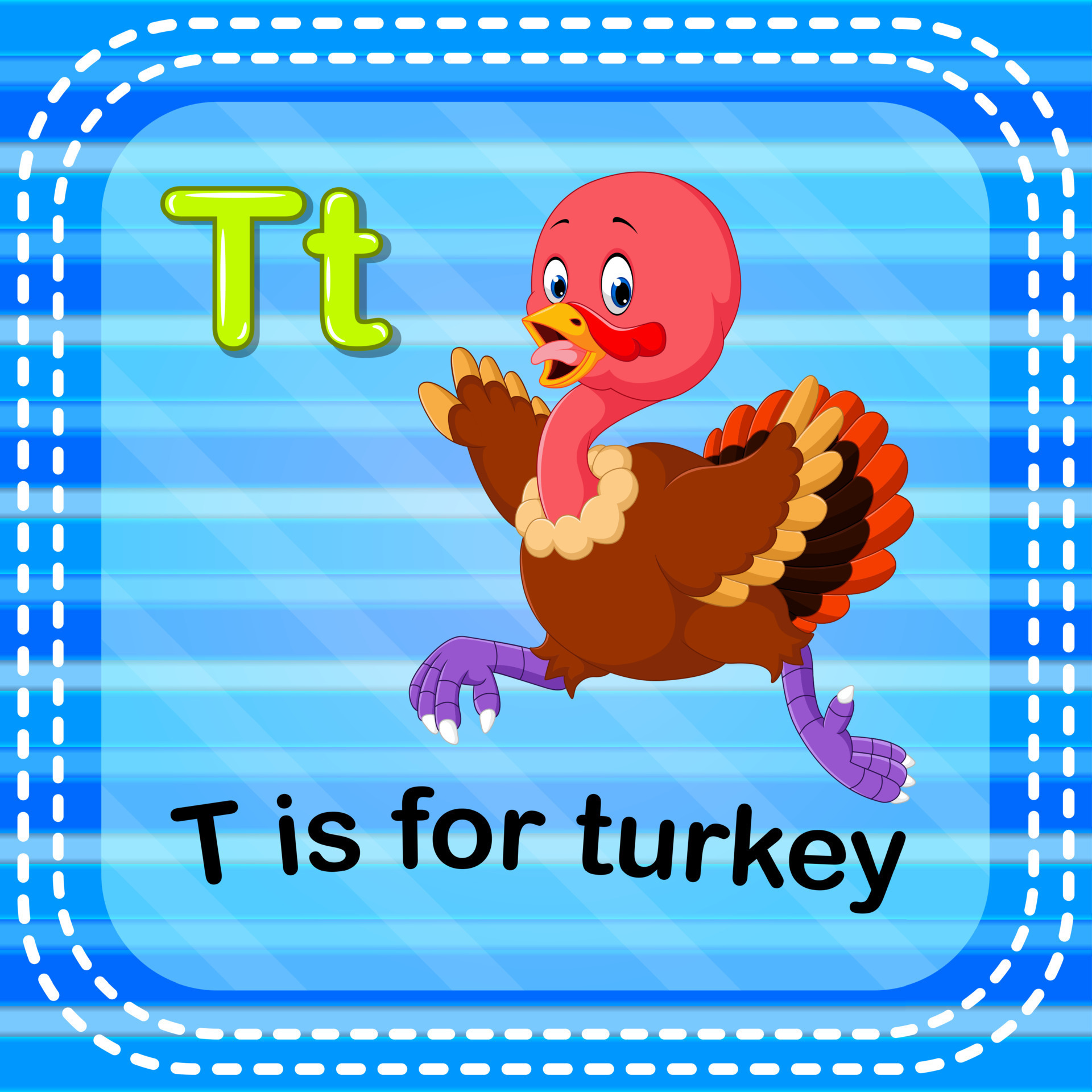T Is For Turkey Free Printable