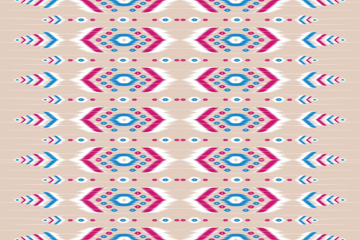 étnico oriental ikat de patrones sin fisuras tradicional. tela estilo indio. diseño para fondo, papel pintado, ilustración vectorial, tela, ropa, moqueta, textil, batik, bordado. vector