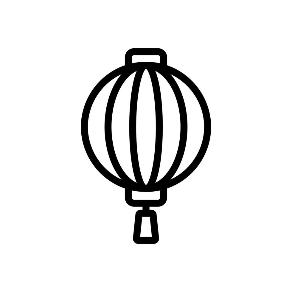 buddhist lanterns holiday icon vector outline illustration