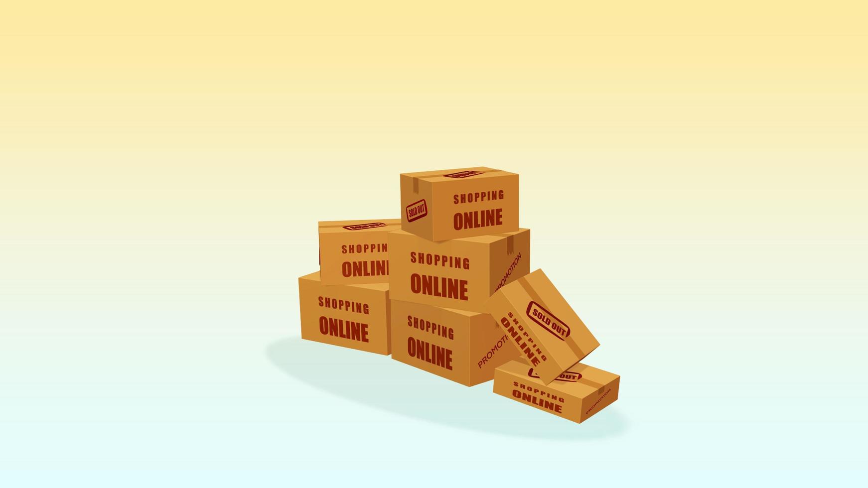 3D render the object about sale promotion and marketting concept with clipping mask photo