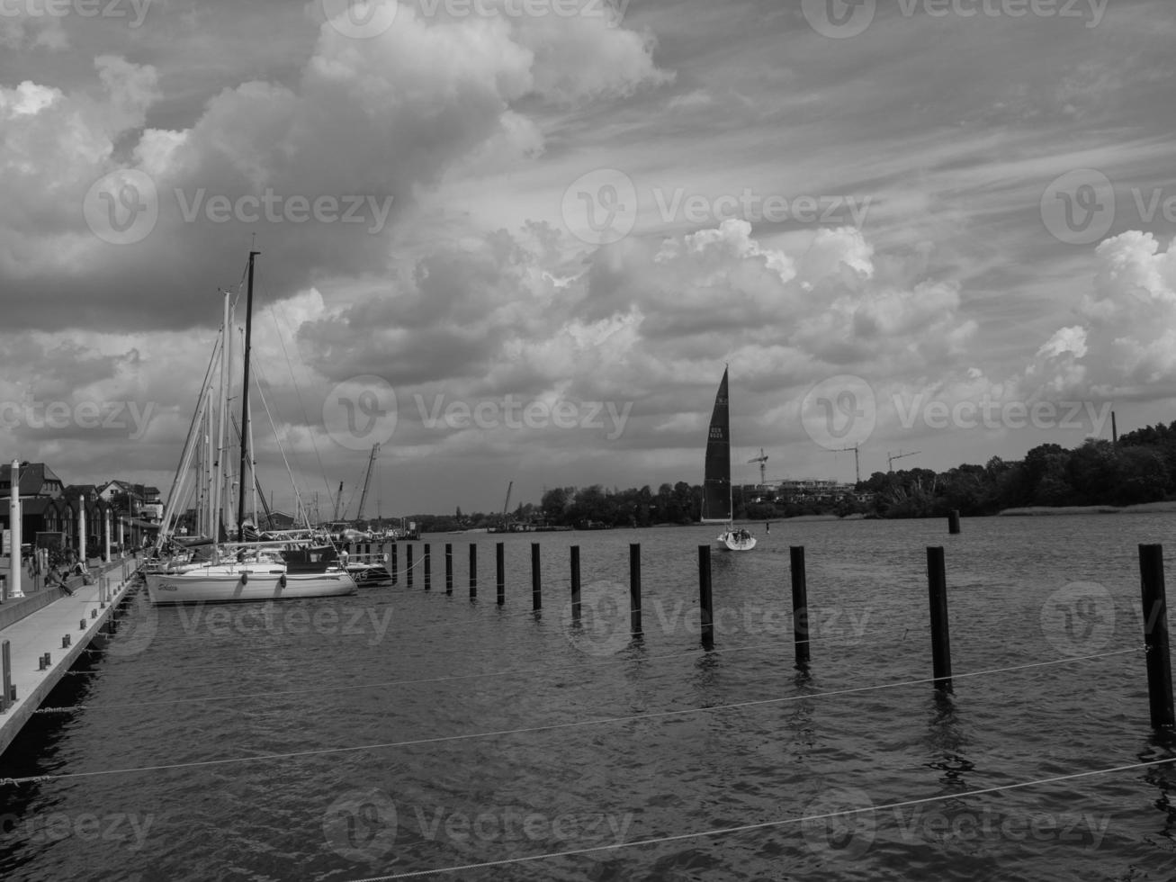 at the river schlei in schleswig holstein photo