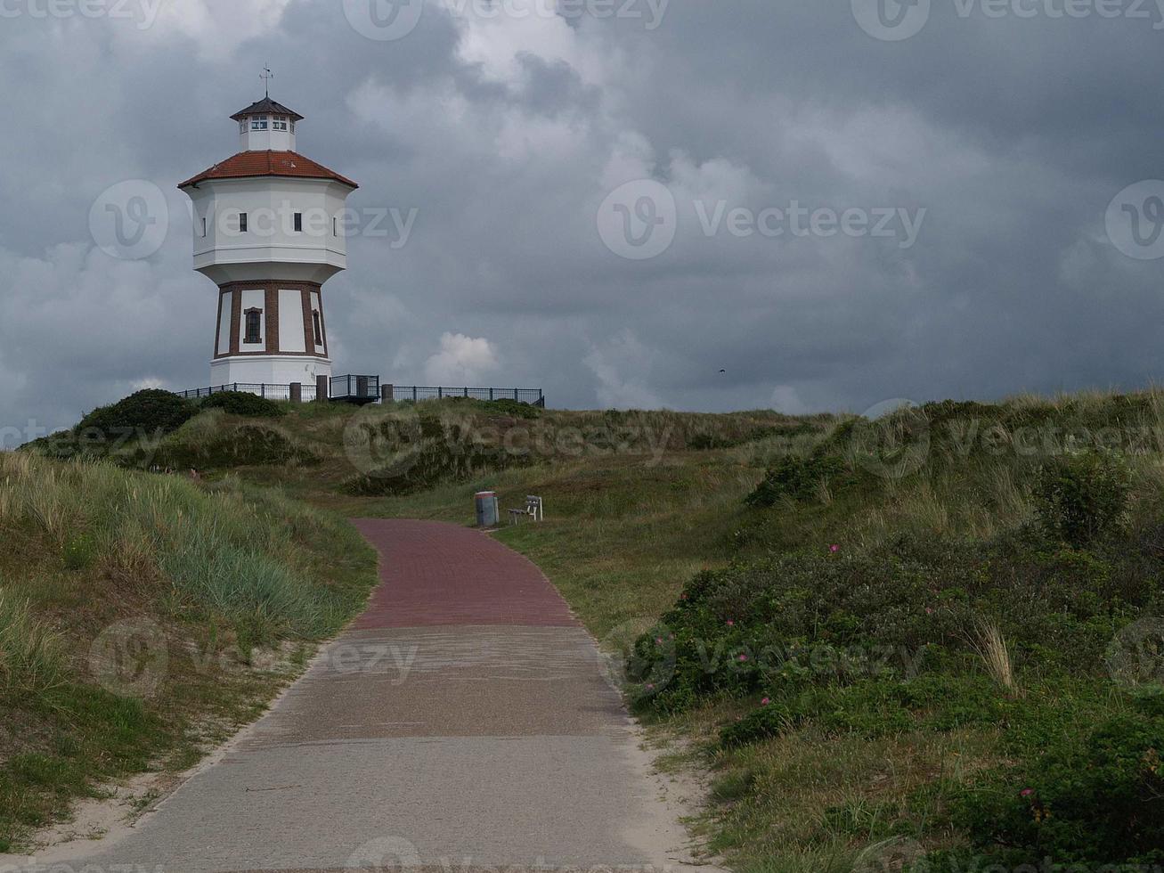 isla langeoog en el mar del norte alemán foto