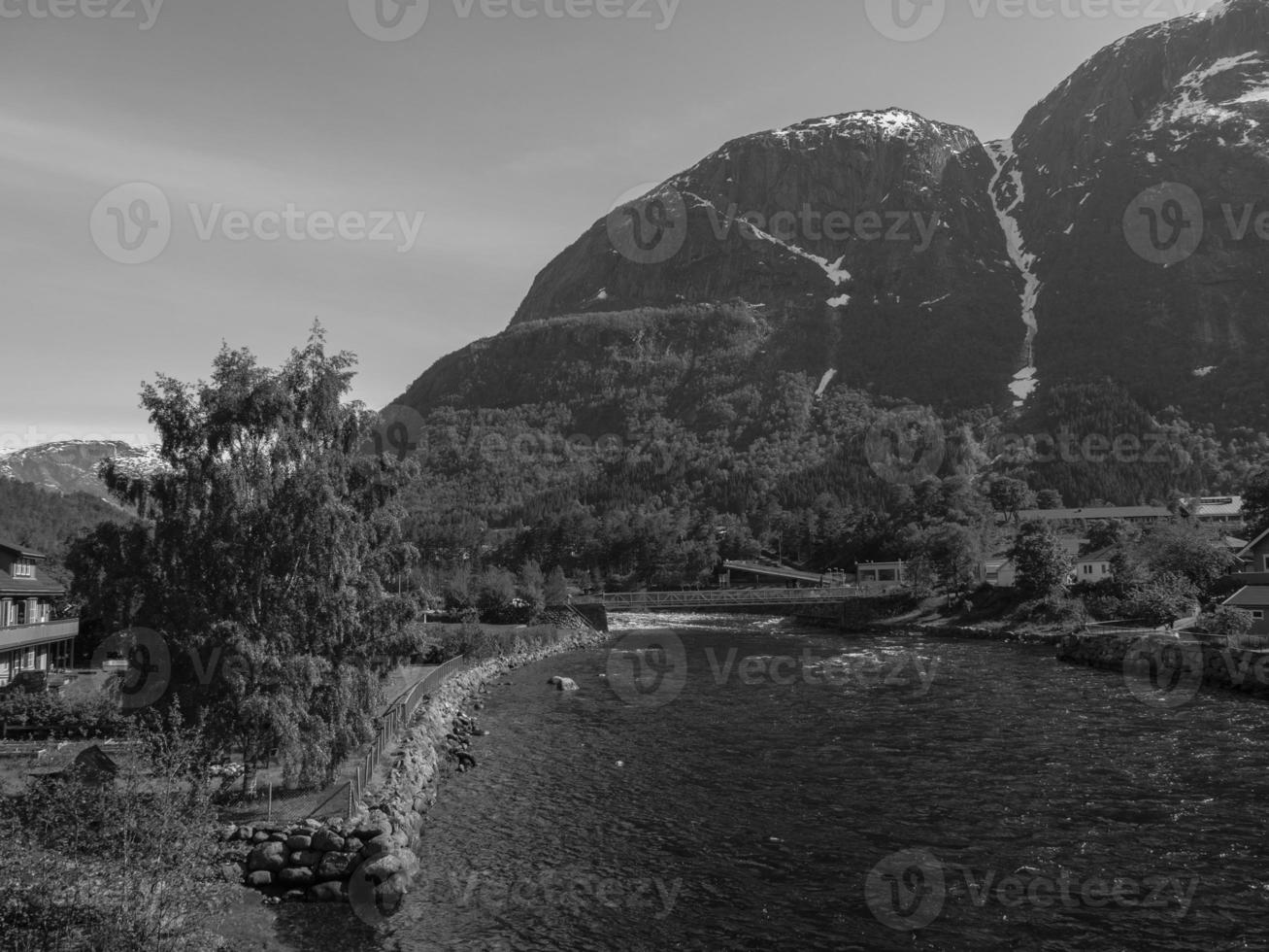 Spring time in Eidfjord norway photo