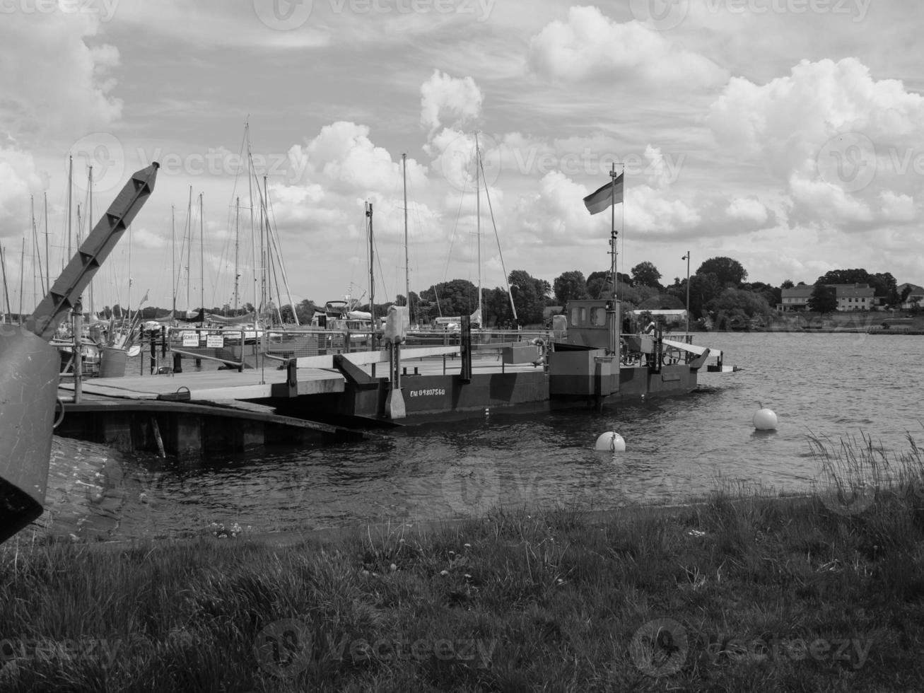 at the river schlei in schleswig holstein photo