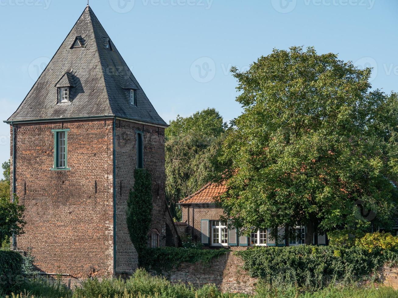 Krudenburg village at the lippe river photo