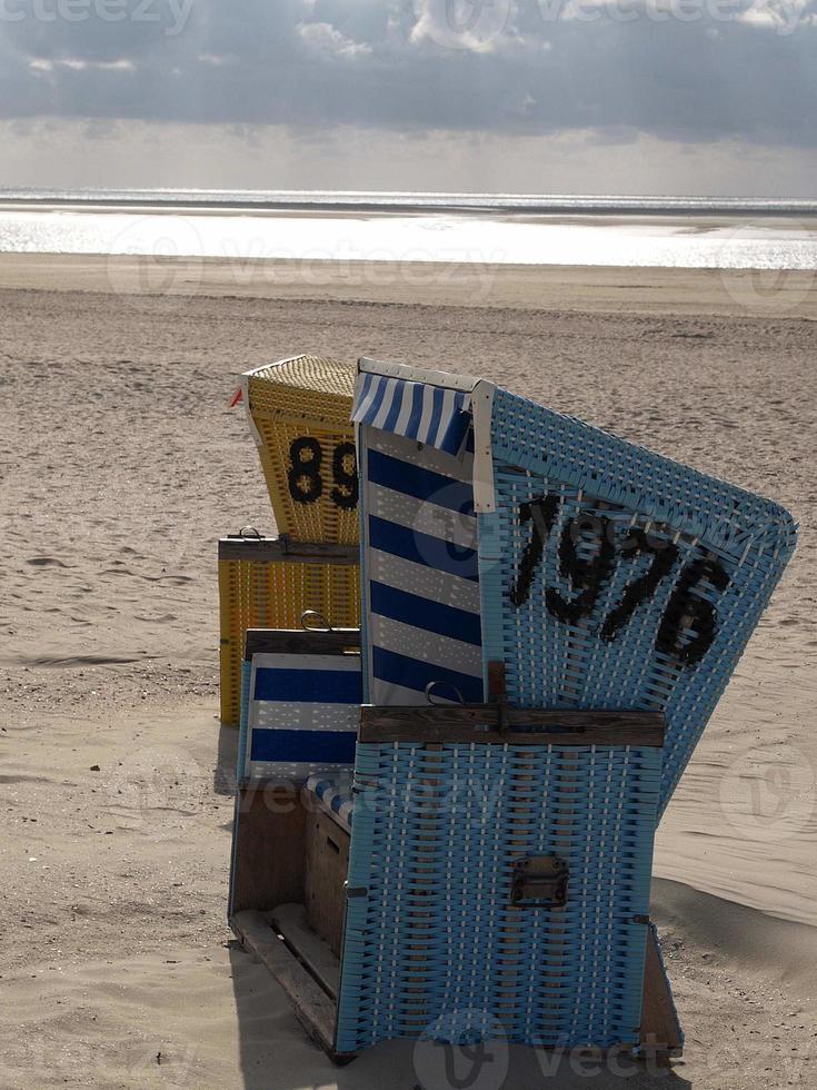 Langeoog island in the german north sea photo