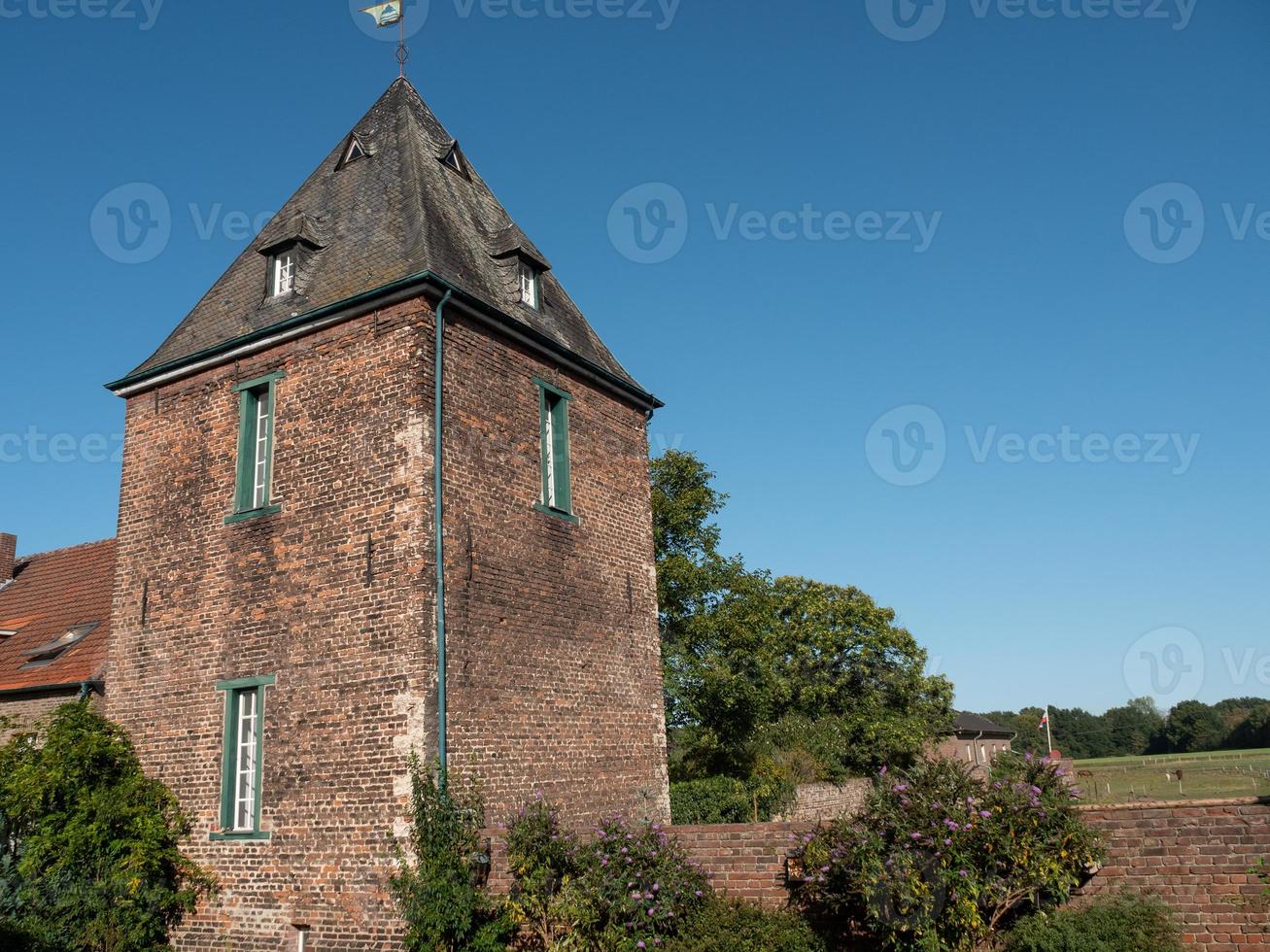 Krudenburg village at the lippe river photo