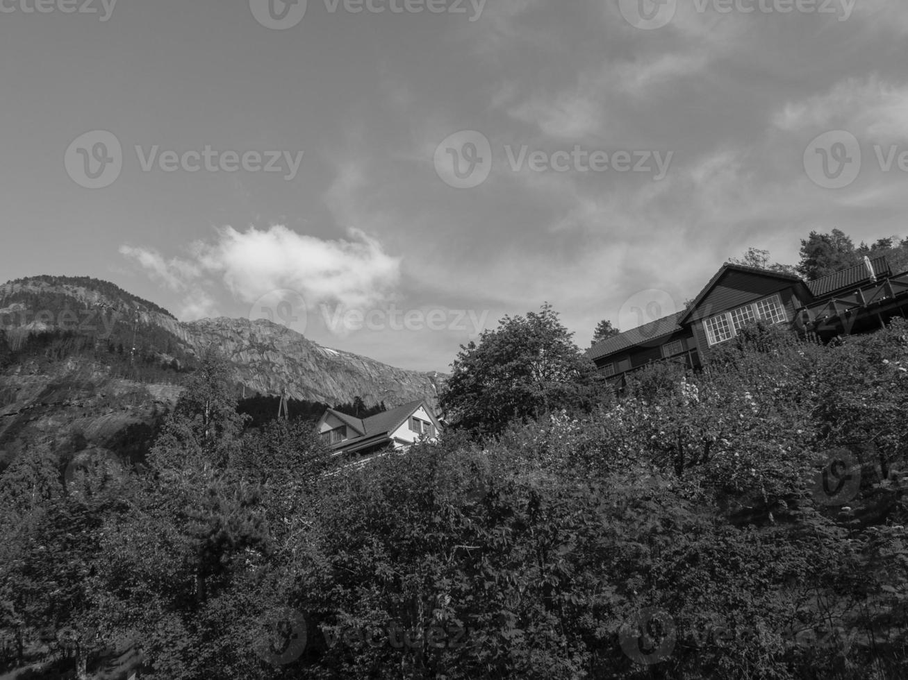 Spring time in Eidfjord norway photo