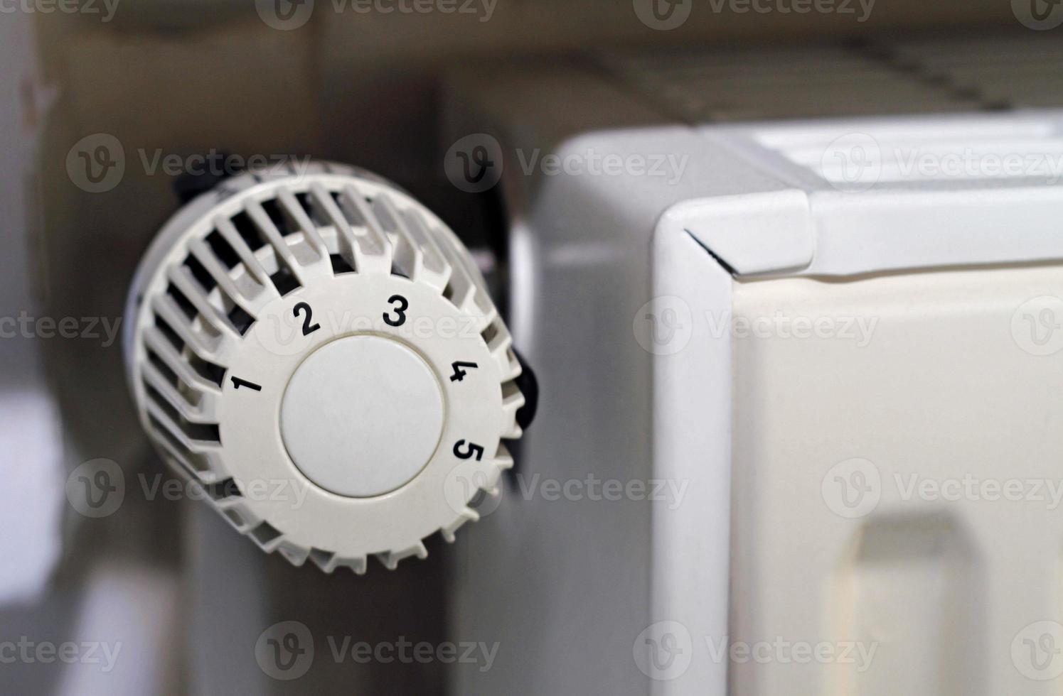 Close-up of radiator and central heating photo