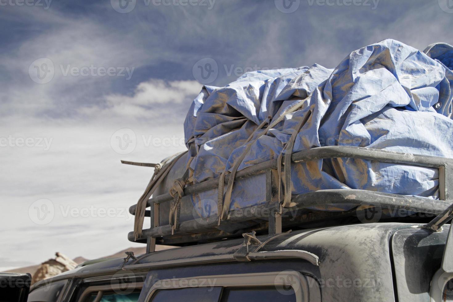 Off-road vehicle after a sandstorm photo