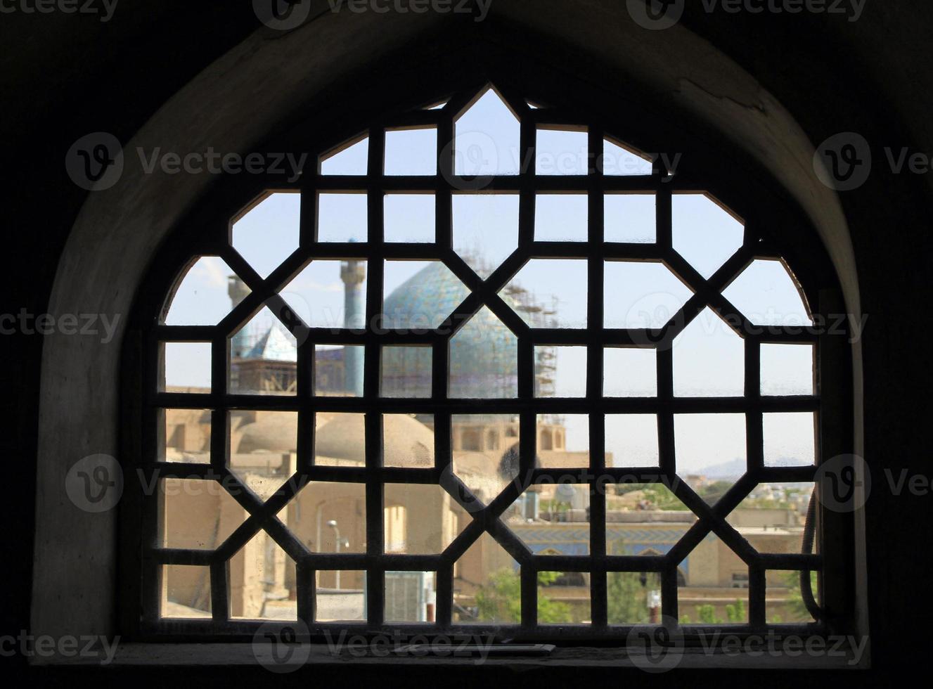 View of the mosque at Naqsh-e Jahan Square in Isfahan, Iran photo