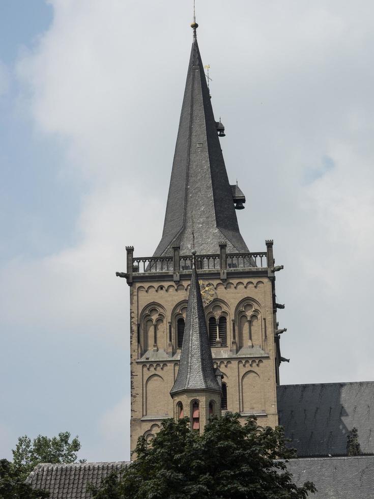 xanten at the river rhine photo