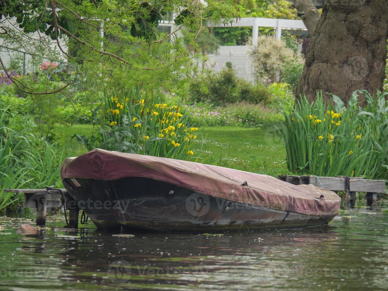 the dutch city of leiden photo