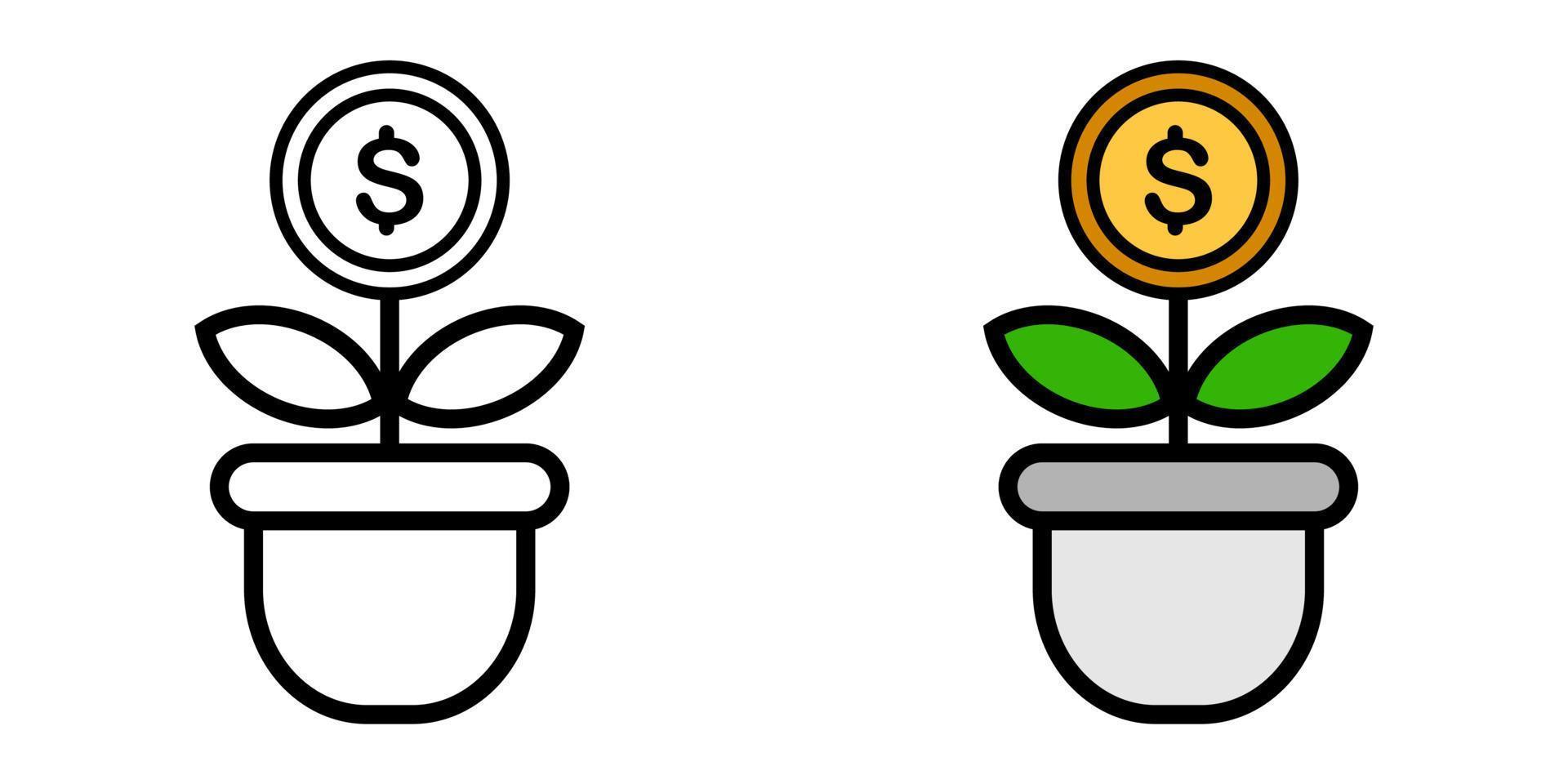 Illustration Vector Graphic of Business, growth, marketing Icon