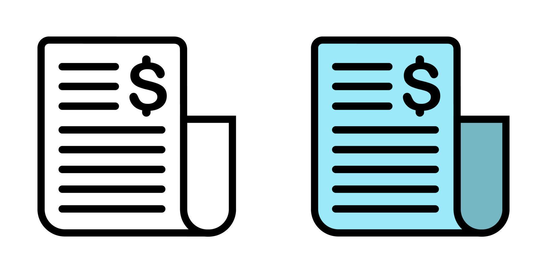 Illustration Vector Graphic of Document, file, newspaper Icon